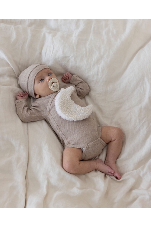 Feetje rompers 730 Taupe melange 50200199
