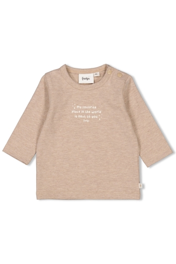 Feetje The Magic is in You - T-shirt 730 Taupe melange
