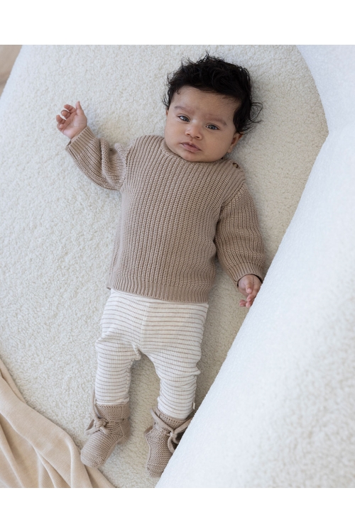 Feetje broeken 730 Taupe melange 52202123