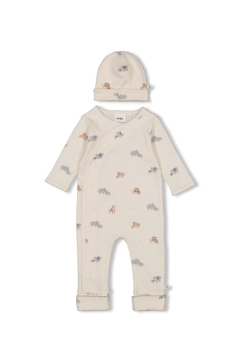 Feetje Geschenkset Babypakje met muts Offwhite