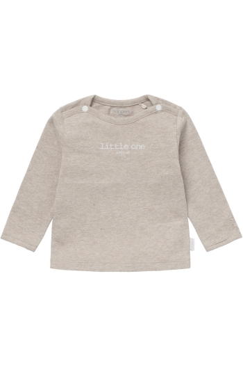 Noppies Hester Meisjes  Jongens Tee LS P757 Taupe Melange