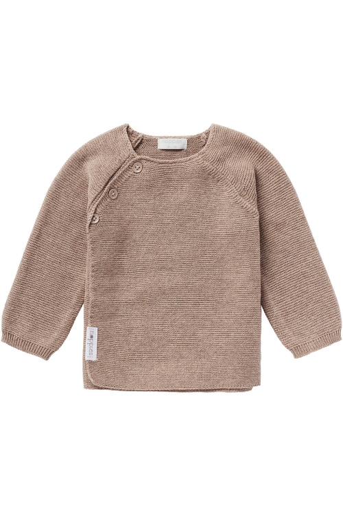 Noppies vesten P757 Taupe Melange 67404