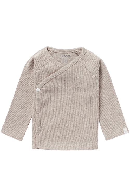Noppies shirts P757 Taupe Melange 14N0011