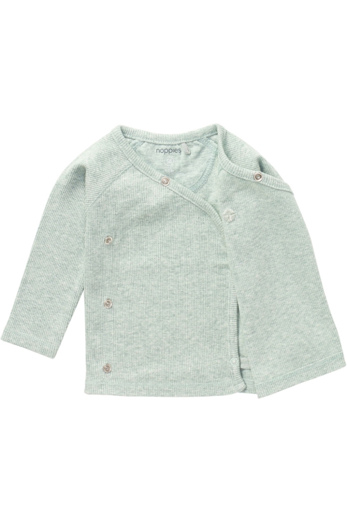 Noppies shirts N092 Light Green Melange 14N0011