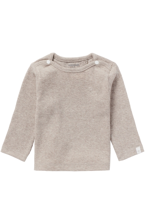 Noppies shirts P757 Taupe Melange 14N0012