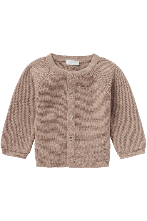 Noppies vesten P757 Taupe Melange 14N0310
