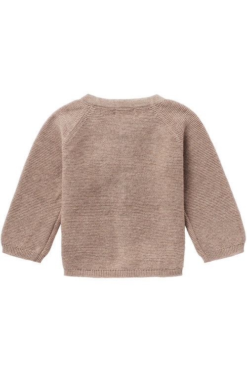 Noppies vesten P757 Taupe Melange 14N0310