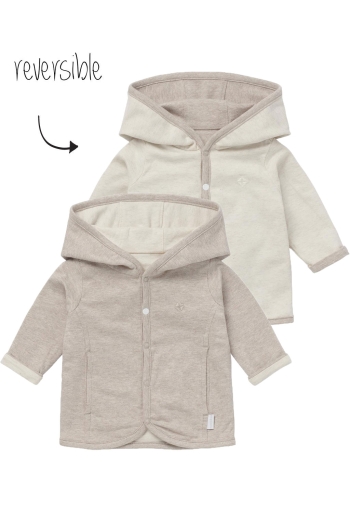 Noppies Bonny Meisjes  Jongens Cardigan P757 Taupe Melange
