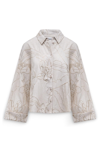 Label Dot Blouse