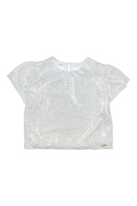 Gymp blouses OW-ZI Off White - Silver 360-5078-30
