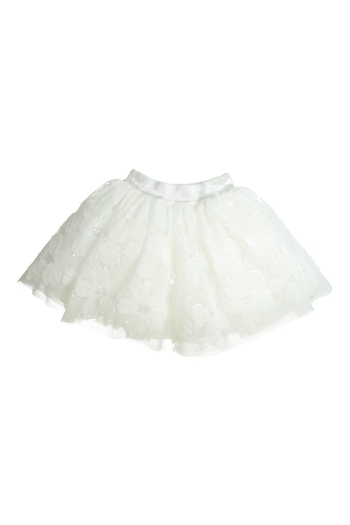 Gymp Bloeme Rokje OW Off White