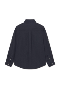 Les Deux Kids overhemden Dark Navy LDK410002