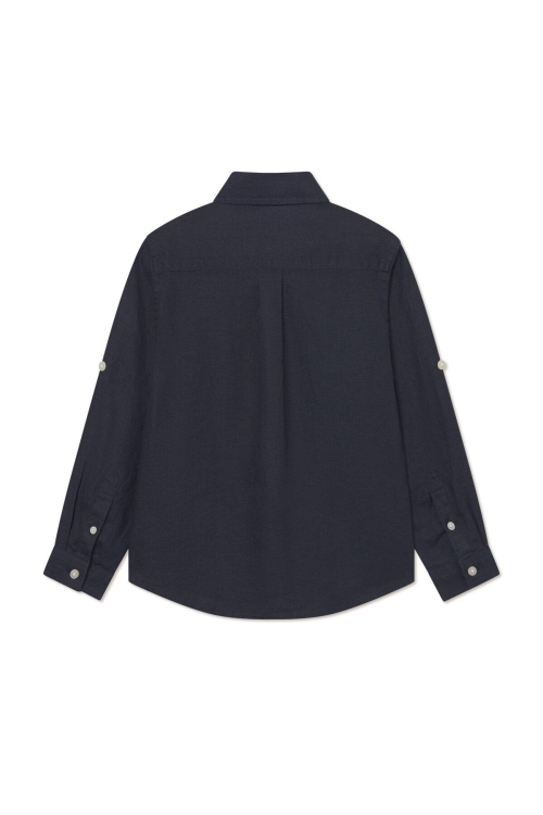 Les Deux Kids overhemden Dark Navy LDK410002