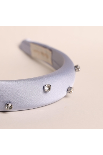 Fall & Scott Diadeem met steentjes Ijs blauw